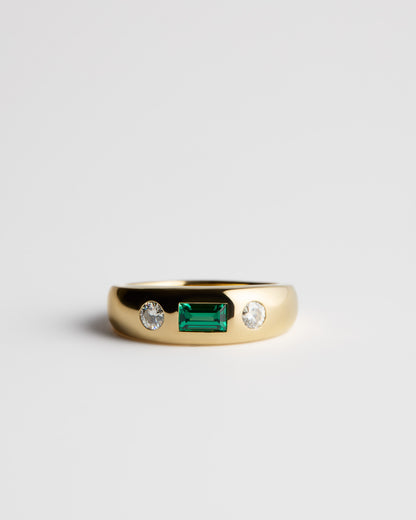 Gypsy Ring Emerald