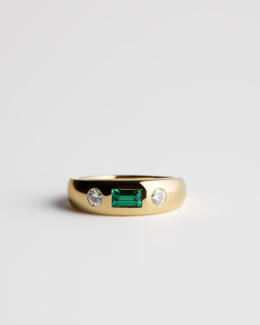 Gypsy Ring Emerald