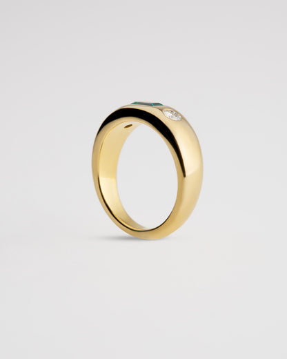 Gypsy Ring Emerald