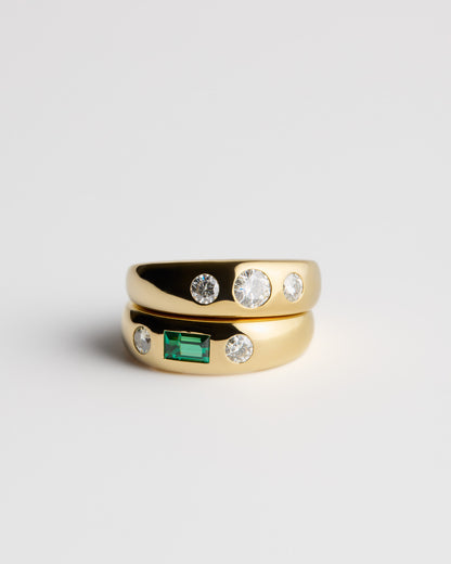 Gypsy Ring Emerald