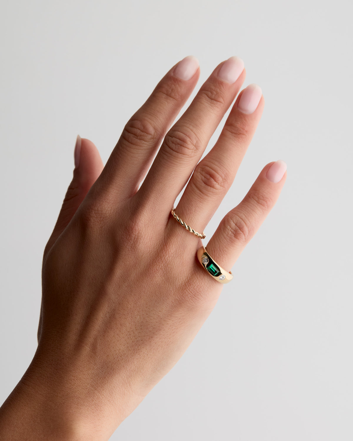 Gypsy Ring Emerald