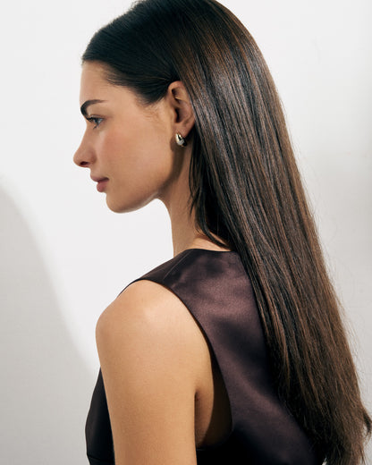 Diamond Dome Earrings