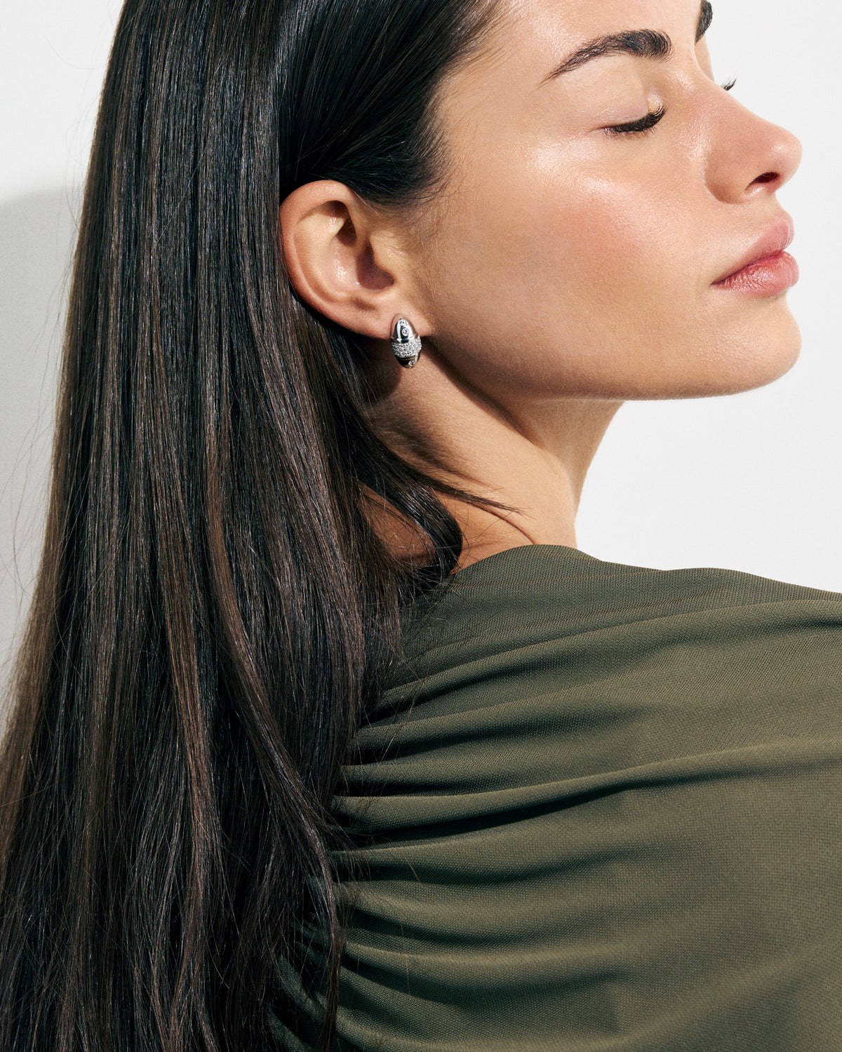 Diamond Dome Earrings