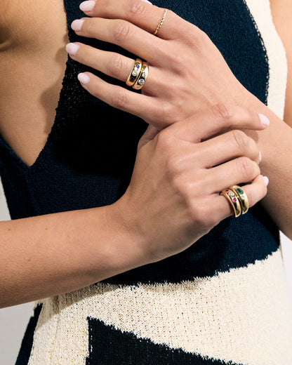 Gypsy Ring Emerald