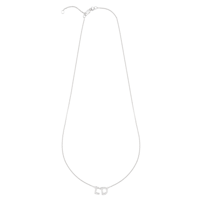 Diamond Initial Necklace