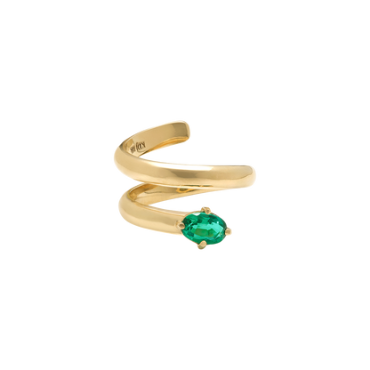 Emerald Wrap Ring