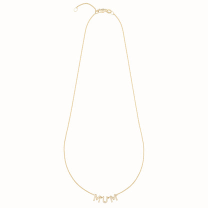 Diamond Initial Necklace