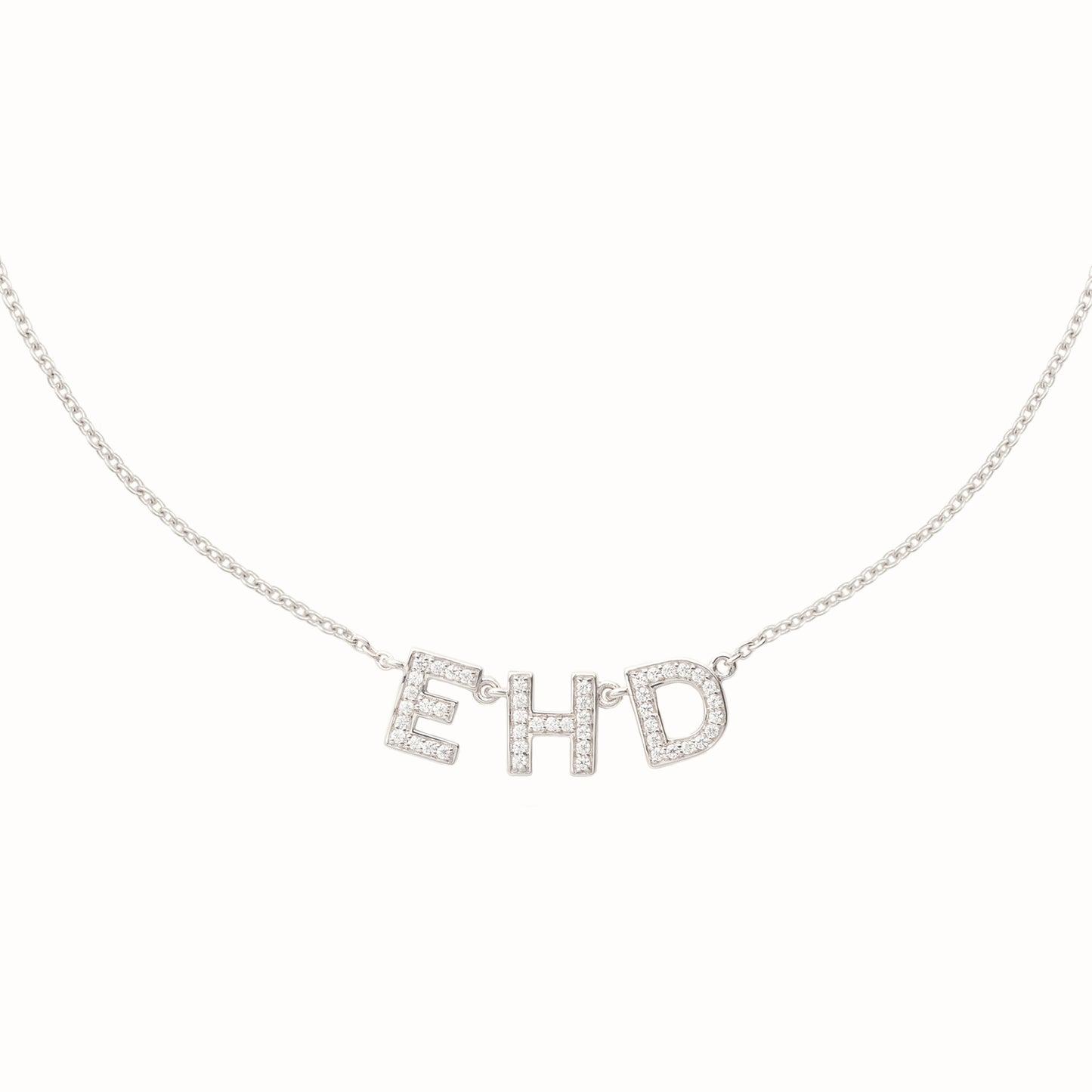 Diamond Initial Necklace
