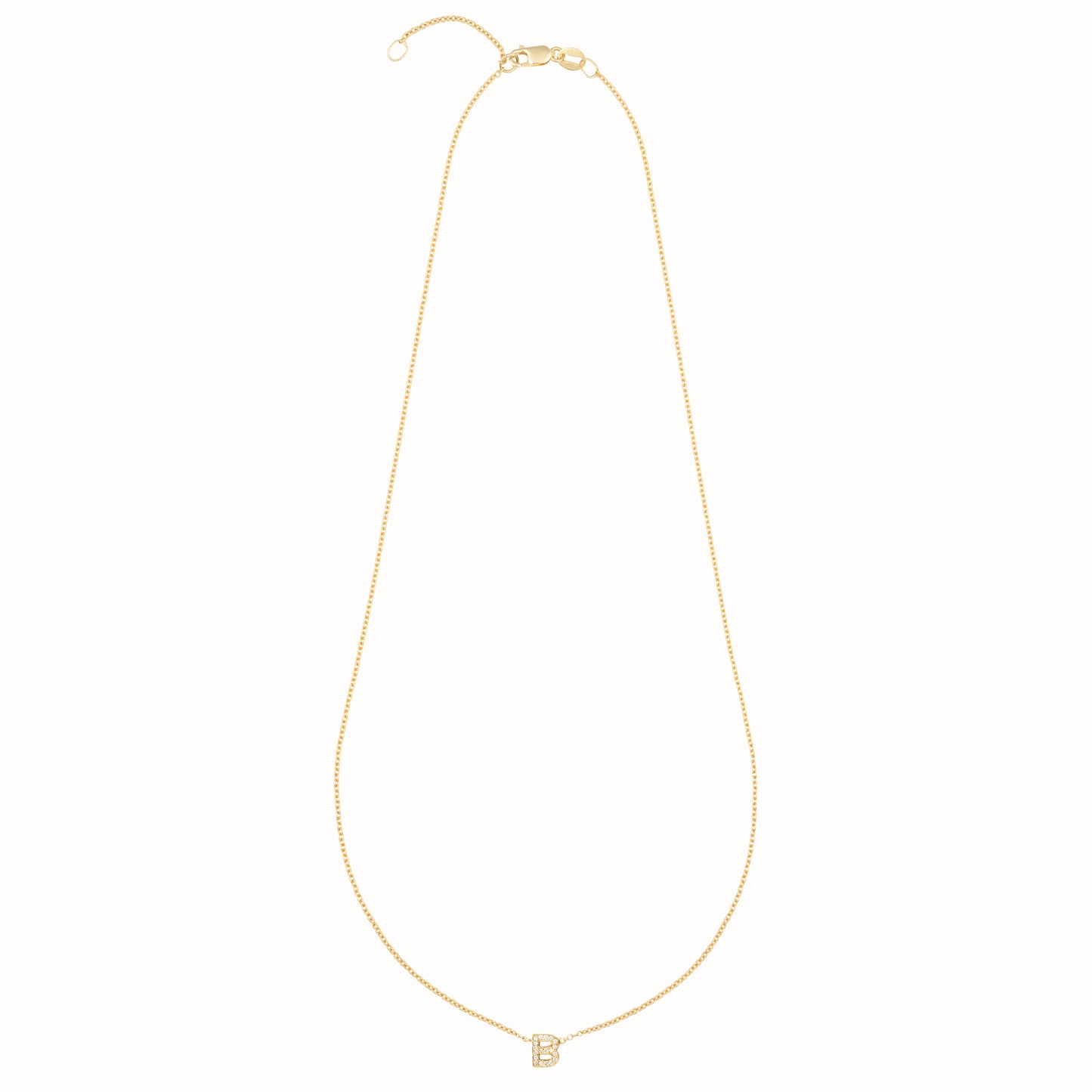 Diamond Initial Necklace