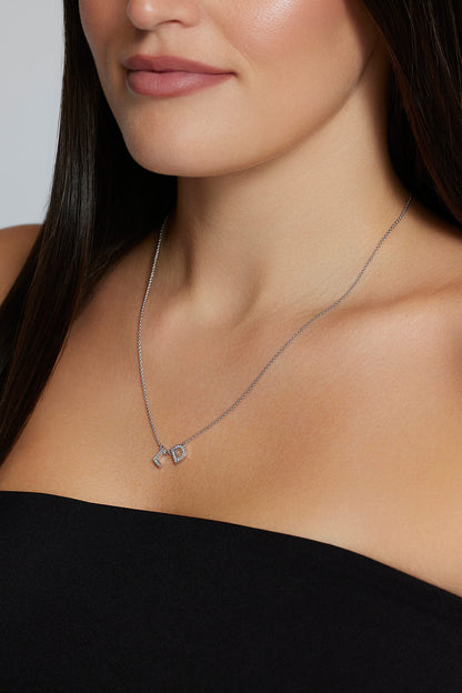 Diamond Initial Necklace